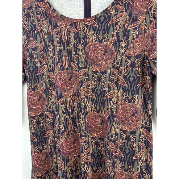 Soft Surroundings Alcott Dress Floral Maxi Slit Large Boho Western Jersey Soft - Picture 4 of 16